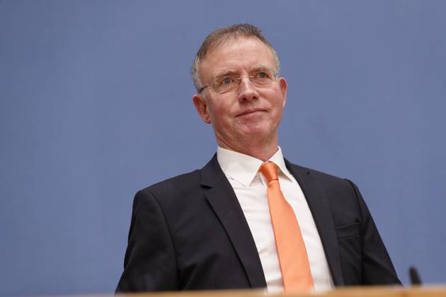Städte- und Gemeindebund blickt auf 2023 2023-01-04, Deutschland, Berlin - Bundespressekonferenz: Der Deutsche Städte- und Gemeindebund (DStGB) blickt auf das Jahr 2022 zurück und gibt einen Ausblick auf 2023. Im Bild Dr. Gerd Landsberg, Geschäftsführendes Präsidialmitglied des DStGB.