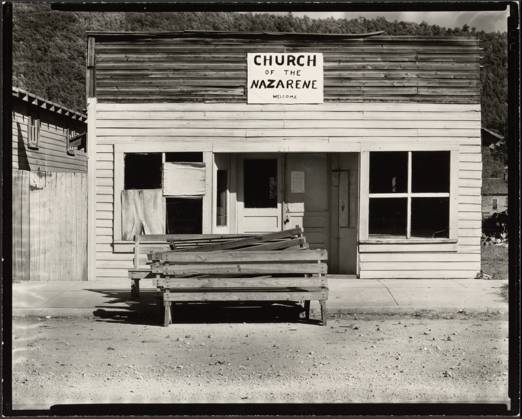RECORD DATE NOT STATED Church of the Nazarene, Tennessee. Walker Evans (American, 1903 - 1975) Copyright: xpiemagsx gb53064 !ACHTUNG AUFNAHMEDATUM GESCHÄTZT!