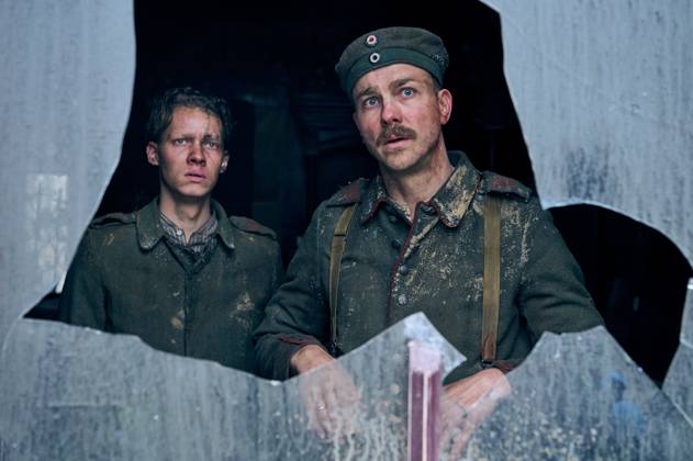 RELEASE DATE: October 28, 2022. TITLE: All Quiet On The Wester Front. STUDIO: . DIRECTOR: Edward Berger. PLOT: A young German soldier s terrifying experiences and distress on the western front during World War I. STARRING: FELIX KAMMERER as Paul Baumer, ALBRECHT SCHUCH as Stanislaus Katczinsky. Prague Czech Republic - ZUMAl90_ 20230106_shm_l90_864 Copyright: xNetflixx