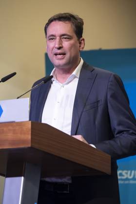 Muenchen, CSU, Heilig-Dreikoenig-Treffen im Festsaal des Augustiner Keller mit Dr. Markus Soeder, Bayerischer Ministerpraesident, es spricht Georg Eisenreich, Staatsminiser der Justiz