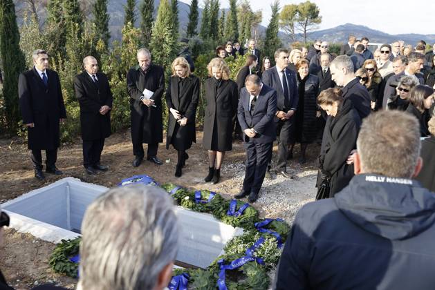 King Felipe VI, Queen Letizia, Princess Elena, Princess Cristina attends Funeral for former King Constantine of Greece at Tatoi on January 16, 2023 in Tatoi, Greece Funeral for former King Constantine II of Greece, Metropolitan Cathedral, Athens, Greece 16 Jan 2023 Cordon Press
