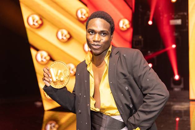 Francisco Schuster of Like Me band pictured during the Gala van de Gouden K s award show, organized by Flemish children s television channel Ketnet, Saturday 21 January 2023 in Brussels.  JAMESxARTHURxGEKIERE 58608446