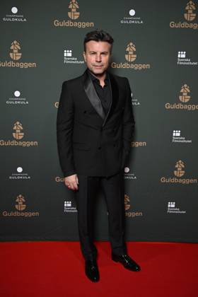 STOCKHOLM 20230123 Jovan Radomir arrives on the red carpet at the Guldbaggegala at Circus in Stockholm STOCKHOLMK SWEDEN x10040x,  Copyright: xAndersxWiklund TTx GULDBAGGEN 2023 TTABB0000000000154381