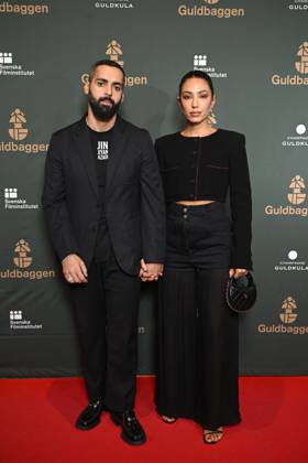 STOCKHOLM 20230123 Ardalan Esmaili and Evin Ahmad arrive on the red carpet at the Guldbaggegala at Circus in Stockholm STOCKHOLMK SWEDEN x10040x,  Copyright: xAndersxWiklund TTx GULDBAGGEN 2023 TTABB0000000000154529