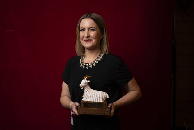 STOCKHOLM 20230123 Sanna Lenken, winner of the golden scepter of the year, during the Guldbaggegalan at Circus in Stockholm STOCKHOLM SWEDEN x10050x,  Copyright: xPontusxLundahlx xTTx GULDBAGGEN 2023 TTABB0000000000154534