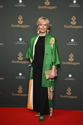 STOCKHOLM 20230123 Damage player Annica Liljeblad arrives on the red carpet at the Guldbaggegala at Circus in Stockholm STOCKHOLMK SWEDEN x10040x,  Copyright: xAndersxWiklund TTx GULDBAGGEN 2023 TTABB0000000000154539