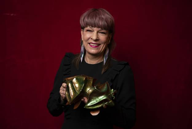 STOCKHOLM 20230123 Stefanie Gredig received the Golden Beetle for best mask design for Triangle of Sadness during the Golden Beetle Gala at Cirkus in Stockholm STOCKHOLM SWEDEN x10050x,  Copyright: xPontusxLundahlx xTTx GULDBAGGEN 2023 TTABB0000000000154545
