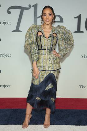 LOS ANGELES, CA - JANUARY 26: Angela Rye at the premiere of Hulu s The 1619 Project at the Academy Museum of Motion Pictures in Los Angeles, California on January 26, 2023. Copyright: xFayexSadoux