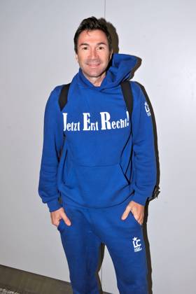 RTL - Dschungelcamp 2023. Lucas Cordalis anläßlich der Ankunft der Kandidaten der RTL - Sendung Ich bin ein Star - holt mich hier raus vom Dschungel-Camp 2023 in Australien am 01.02.2023 auf dem Flughafen Frankfurt Main. 20230201MWI56743