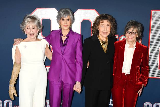 Rita Moreno, Jane Fonda, Lily Tomlin und Sally Field bei der 80 for Brady Film Premiere am 31.01.2023 in Los Angeles 80 For Brady Filmpremiere in Los Angeles mit Jane Fonda, Tom Brady¦