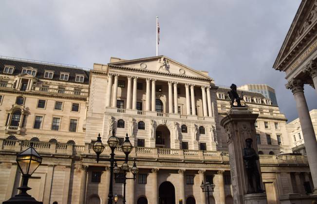 February 2, 2023, London, United Kingdom: A general view of the Bank of England as it raises UK interest rates to 4% London United Kingdom - ZUMAs197 20230202_zab_s197_044 Copyright: xVukxValcicx