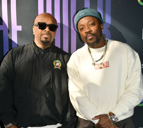 LOS ANGELES, CA -FEBRUARY 03: Jermaine Dupri, Anthony Hamilton attend A Toast To The Ruler - Grammy Lifetime Achievement Award Powered by Google Pixel on February 03, 2023 at Culina Modern Italian in Los Angeles, California. Copyright: xKoixSojer Snap NxUxPhotos MediaPunchx