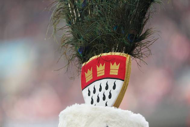 IMAGO Creative, Gesellschaft, Fasching Fussball, 1.BL Saison 2022 2023, 1.FC Köln- RB Leipzig , 04.02.2023, Rheinenergiestadion Köln, Kölner Karneval Symbolfoto,