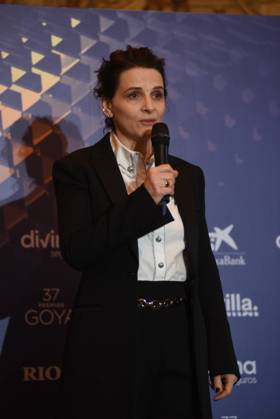 Juliette Binoche press conference on the occasion of the Goya Awards in Seville, Seville, Seville, February 10, 2022 Cordon Press
