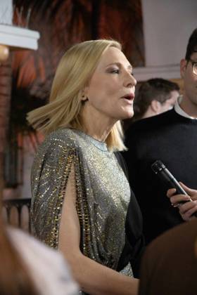 February 10, 2023, Santa Barbara, California, U.S: Movie Star Cate Blanchett on the Red Carpet at the historic Arlington Theater where she is receiving the Outstanding Performer of the Year Award at the Santa Barbara International FIlm Festival (SBIFF) for her performance in ToÂ¡r on February 10, 2023. Santa Barbara U.S. - ZUMAk144 20230210_znp_k144_051 Copyright: xAmyxKatzx