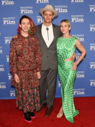 11 February 2023 - Los Angeles, California - Apayauq Reitan, Zeppelin Zeerip and Amanda Valenti. Outstanding Performer of the Year Award, 38th Annual Santa Barbara International Film Festival at Arlington Theatre. Photo Credit: Billy Bennight AdMedia 288510 2023-02-11 California Santa Barbara Etats-Unis  Copyright: xAdMediax STAR_288510_144