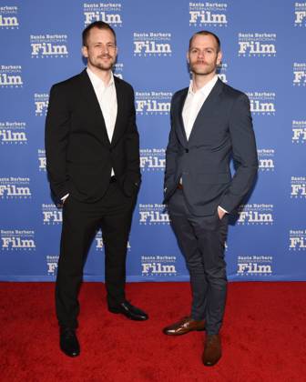 11 February 2023 - Los Angeles, California - Brian Fairbairn and Karl Eccleston, Outstanding Performer of the Year Award, 38th Annual Santa Barbara International Film Festival at Arlington Theatre. Photo Credit: Billy Bennight AdMedia 288510 2023-02-11 California Santa Barbara Etats-Unis  Copyright: xAdMediax STAR_288510_152