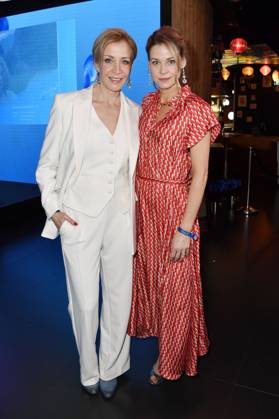 Annika Ernst und Jessica Ginkel bei der Verleihung des Blaue Blume Award 2023 im The Reed. Berlin, 15.02.2023