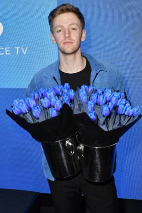 Timur Bartels bei der Verleihung des Blaue Blume Award 2023 im The Reed. Berlin, 15.02.2023