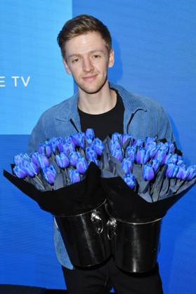 Timur Bartels bei der Verleihung des Blaue Blume Award 2023 im The Reed. Berlin, 15.02.2023