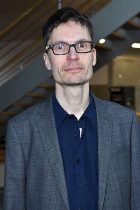 Matthias Petsche bei der Verleihung des Preises der deutschen Filmkritik 2023 in der Akademie der Künste. Berlin, 19.02.2023
