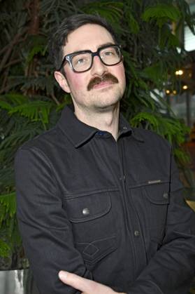 Michael Krummenacher bei der Verleihung des Preises der deutschen Filmkritik 2023 in der Akademie der Künste. Berlin, 19.02.2023