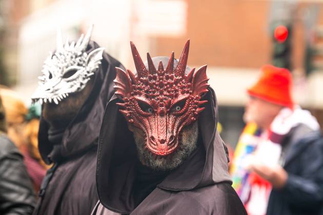 IMAGO Creative, Gesellschaft, Fasching Traditional School Carnival Parade Schuul En Veedezuch In Cologne A general view of the traditional school carnival parade Schuul en Veedezuch in Cologne, Germany is being captured on February 19, 2023 Cologne Germany  Copyright: xYingxTangx originalFilename: tang-notitle230219_np9Aa.jpg