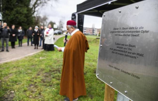 Bilder des Jahres 2023, News 02 Februar News Themen der Woche KW07 News Bilder des Tages Gedenkfeier zum Attentat von Hanau in Dinslaken Copyright: MarkusxJoosten