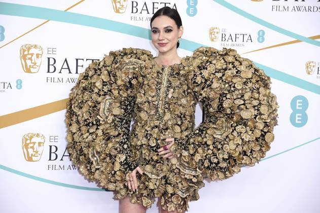 Bilder des Jahres 2023, Entertainment 02 Februar Entertainment Themen der Woche KW07 Entertainment Bilder des Tages Andreea Cristina bei der Verleihung der BAFTA Film Awards 2023 76th British Academy Film Awards in der Royal Albert Hall. London, 19.02.2023