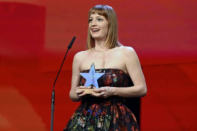 Leonie Benesch (Deutschland) bei der Verleihung der European Shooting Stars Awards 2023 und der Premiere des Kinofilms Golda auf der Berlinale 2023 73. Internationale Filmfestspiele Berlin Berlinale Palast. Berlin, 20.02.2023