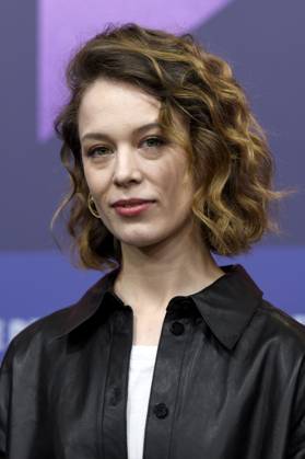 Paula Beer bei der Pressekonferenz zum Kinofilm Roter Himmel auf der Berlinale 2023 73. Internationale Filmfestspiele Berlin im Hotel Grand Hyatt. Berlin, 22.02.2023