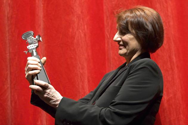 Caroline Champetier bei der Verleihung der Berlinale Kamera an Caroline Champetier auf der Berlinale 2023 73. Internationale Filmfestspiele Berlin im Haus der Berliner Festspiele. 23.02.2023