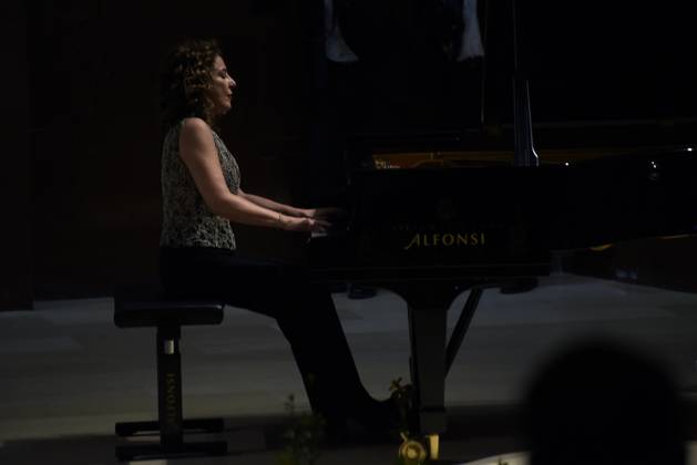 35th year of the Marisa Bellisario Award Rome Italy. 24 February 2023. Cristina Pegoraro, performs at the piano during the ceremony for the 35th year of the establishment of the Maria Bellissario Prize. The award is given annually to women who have distinguished themselves in the profession, in management, in science, in the economy and in Italian and international social life. Rome Italy Copyright: xVincenzoxNuzzolesex vnuzzolese_roma_24_02_2023_25