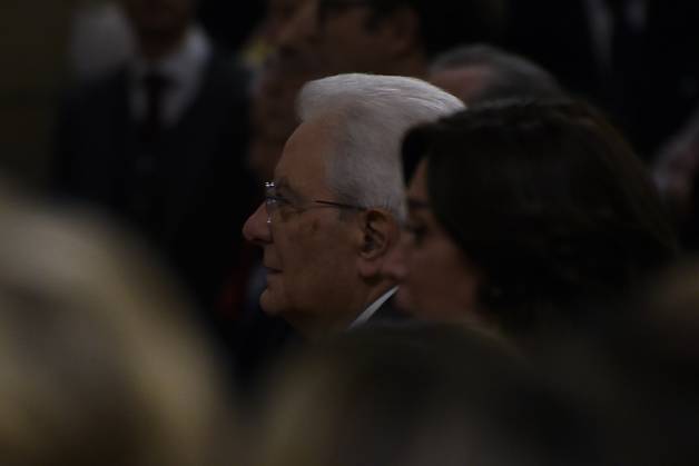 35th year of the Marisa Bellisario Award Rome Italy. 24 February 2023. The President of the Italian Republic Sergio Mattarella attends the ceremony for the 35th year of the establishment of the Maria Bellissario Prize. The award is given annually to women who have distinguished themselves in the profession, in management, in science, in the economy and in Italian and international social life. Rome Italy Copyright: xVincenzoxNuzzolesex vnuzzolese_roma_24_02_2023_04