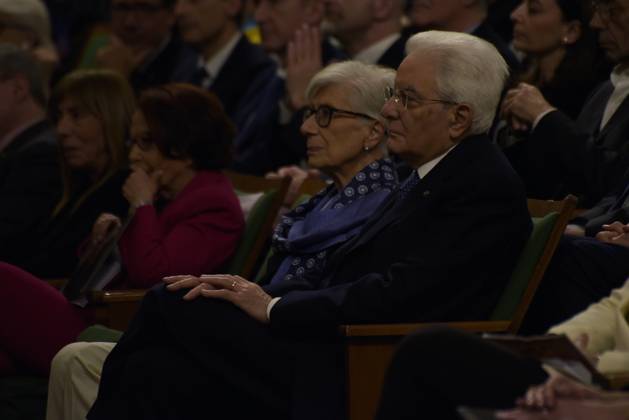 35th year of the Marisa Bellisario Award Rome Italy. 24 February 2023. The President of the Italian Republic Sergio Mattarella attends the ceremony for the 35th year of the establishment of the Maria Bellissario Prize. The award is given annually to women who have distinguished themselves in the profession, in management, in science, in the economy and in Italian and international social life. Rome Italy Copyright: xVincenzoxNuzzolesex vnuzzolese_roma_24_02_2023_05