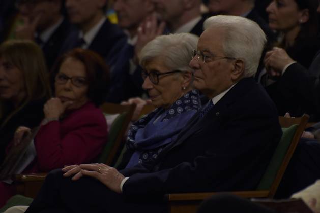 35th year of the Marisa Bellisario Award Rome Italy. 24 February 2023. The President of the Italian Republic Sergio Mattarella attends the ceremony for the 35th year of the establishment of the Maria Bellissario Prize. The award is given annually to women who have distinguished themselves in the profession, in management, in science, in the economy and in Italian and international social life. Rome Italy Copyright: xVincenzoxNuzzolesex vnuzzolese_roma_24_02_2023_07