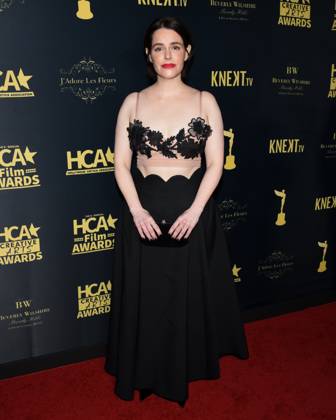 February 24, 2023, Beverly Hills, California, United States: Emily Hampshire attends Hollywood Critics Association s 2023 HCA Film Awards. Beverly Hills United States - ZUMAb173 20230224_zap_b173_016 Copyright: xBillyxBennightx