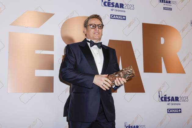Benoit Magimel, Cesar du meilleur acteur - 48e ceremonie des Cesar a l Olympia, Paris, France, le 25 02 2023. 288994 2023-02-25 Ile de France Paris France  Copyright: xThierryxStefanopoulos MPPx STAR_288994_052
