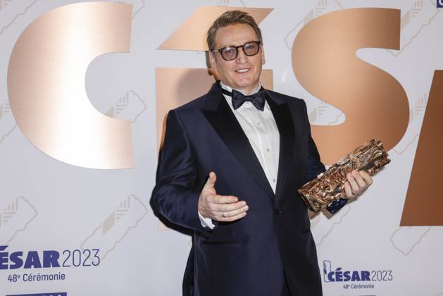 Benoit Magimel, Cesar du meilleur acteur - 48e ceremonie des Cesar a l Olympia, Paris, France, le 25 02 2023. 288994 2023-02-25 Ile de France Paris France  Copyright: xThierryxStefanopoulos MPPx STAR_288994_055