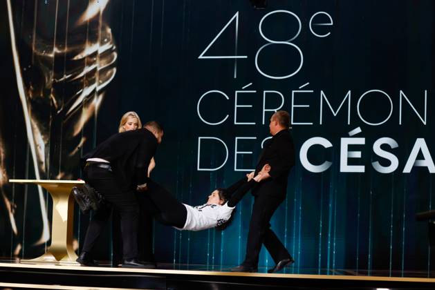 48eme ceremonie des CESAR a l Olympia salle. 2023 Cesar Film Awards at Olympia Ceremony on stage. Paris, FRANCE-24 02 2023. index happening 288987 2023-02-25 PARIS France Drucker, LÃ a  Copyright: xRomualdxMeigneuxx xStarfacex STAR_288987_076