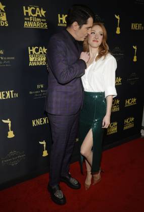 24 February 2023 -Beverly Hills, California - David Dastmalchian, Evelyn Leigh. Hollywood Critics Association s 2023 HCA Film Awards held at Beverly Wilshire, A Four Seasons Hotel in Beverly Hills. Beverly Hills USA - ZUMAa123 20230224_zaa_a123_198 Copyright: xFSx