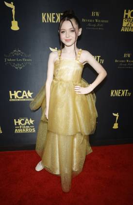 24 February 2023 -Beverly Hills, California - Violet McGraw. Hollywood Critics Association s 2023 HCA Film Awards held at Beverly Wilshire, A Four Seasons Hotel in Beverly Hills. Beverly Hills USA - ZUMAa123 20230224_zaa_a123_235 Copyright: xFSx