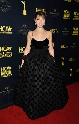 BEVERLY HILLS, CALIFORNIA - FEBRUARY 24: Madelyn Cline attends the Hollywood Critics Association s 2023 HCA Film Awards at Beverly Wilshire, A Four Seasons Hotel on February 24, 2023 in Beverly Hills, California. Copyright: xJeffreyxMayer JTMPhotosx