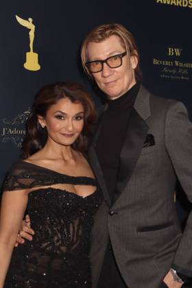 Anjali Bhimani, Rick Barrio Dill 02 24 2023 Hollywood Critics Association?s 2023 HCA Film Awards held at the Beverly Wilshire, A Four Seasons Hotel in Beverly Hills, CA.  Copyright: xI.xHasegawax 34489-044HNW
