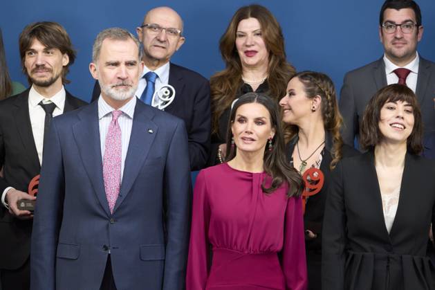 01-03-2023 Alicante Queen Letizia and King Felipe attend the national research awards for youth 2022 at the Mediterranean house in Alicante. No Spain Â  Copyright: xPPEx
