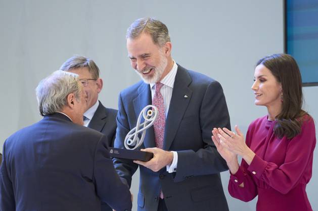 01-03-2023 Alicante Queen Letizia and King Felipe attend the national research awards for youth 2022 at the Mediterranean house in Alicante. No Spain Â  Copyright: xPPEx