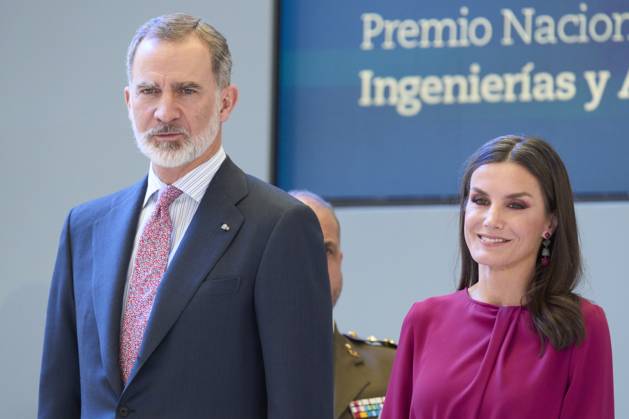 01-03-2023 Alicante Queen Letizia and King Felipe attend the national research awards for youth 2022 at the Mediterranean house in Alicante. No Spain Â  Copyright: xPPEx