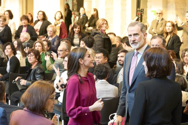 01-03-2023 Alicante Queen Letizia and King Felipe attend the national research awards for youth 2022 at the Mediterranean house in Alicante. No Spain Â  Copyright: xPPEx