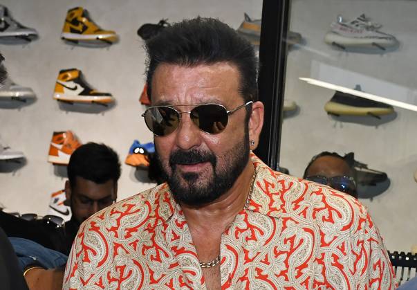 March 4, 2023, Mumbai, Maharashtra, India: Bollywood actor Sanjay Dutt is seen during the launch of sneakers and streetwear brand store in Mumbai. Mumbai India - ZUMAs197 20230304_zaa_s197_157 Copyright: xAshishxVaishnavx