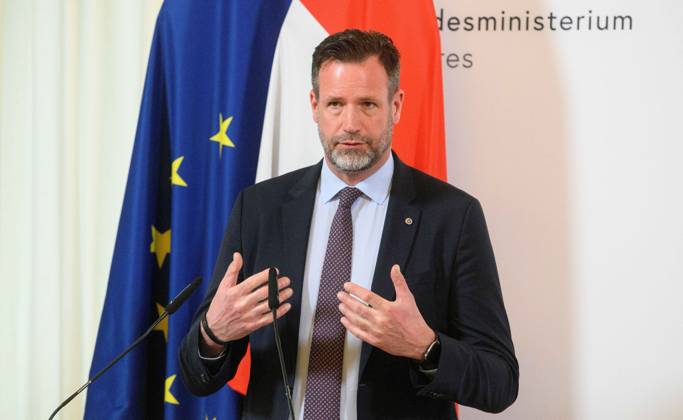 20230306 Praesentation der Kriminalstatistik 2022 WIEN, OESTERREICH - 6. MAERZ: Direktor des Bundeskriminalamtes Andreas Holzer bei der Praesentation der Kriminalstatistik 2022 im Innenministerium am 6. Maerz, 2023 in Wien, Oesterreich. 230306_SEPA_32_040 Copyright: xMartinxJuenx SEPAxMedia